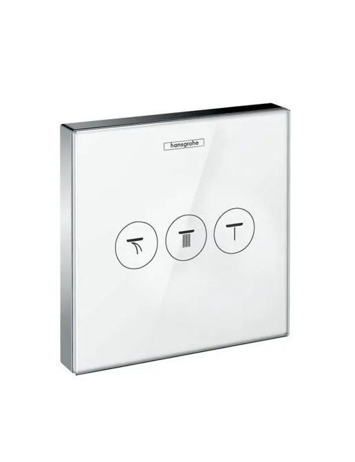 Hansgrohe ShowerSelect Glas Ventil, weiss/chrom