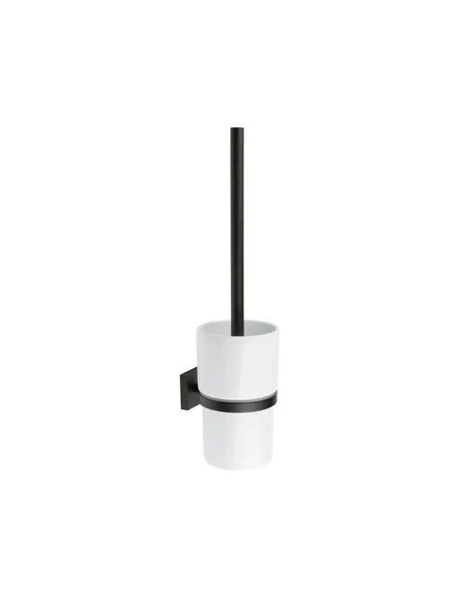 Smedbo House WC-Bürstengarnitur mit Porzellan, 380 mm schwarz