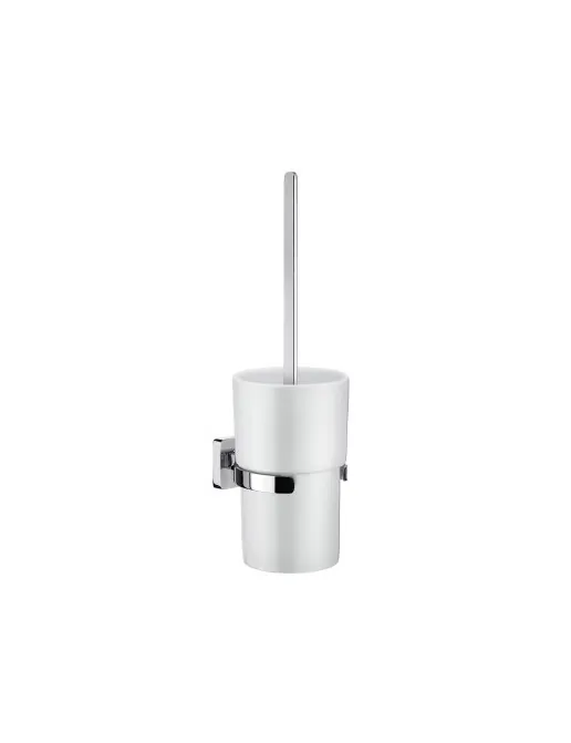 Smedbo Ice WC-Bürstengarnitur mit Porzellan, 380 mm chrom