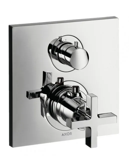 Citterio Thermostat Unterputz mit Ab- und Umstellventil, mit Kreuzgriff