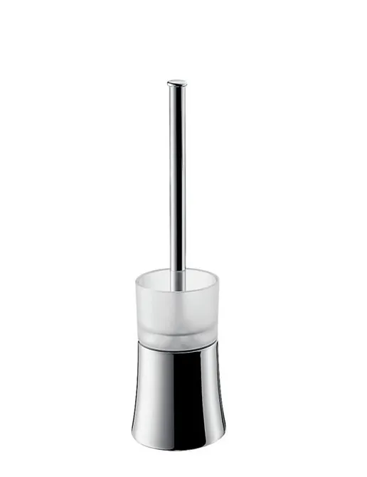 Axor Uno WC-Bürstengarnitur mit Kristallglas Standmodell, chrom