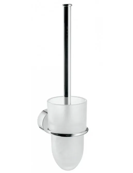 Axor Uno WC-Bürstengarnitur mit Kristallglas Wandmodell, chrom