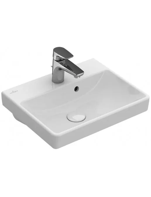 Villeroy & Boch Avento Handwaschbecken, mit/ohne Überlauf, mit/ohne CeramicPlus