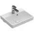 Villeroy & Boch Avento Handwaschbecken, mit/ohne Überlauf, mit/ohne CeramicPlus