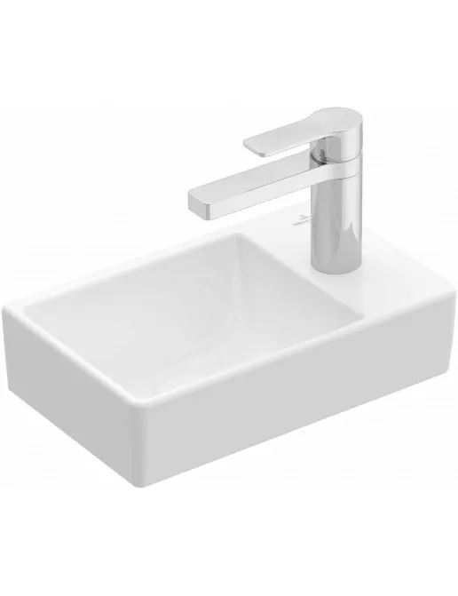 Villeroy & Boch Avento Handwaschbecken Links 360 x 220 mm, mit/ohne CeramicPlus
