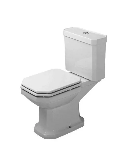 Stand-WC-Tiefspüler Kombination 355 x 665 mm, mit WonderGliss