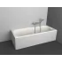Schmidlin Norm Classic Einbau-Badewanne, weiss