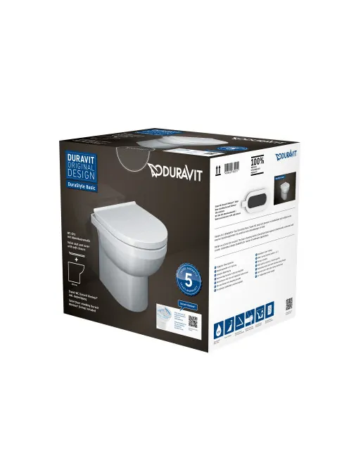 Stand-WC Compact Duravit Rimless®