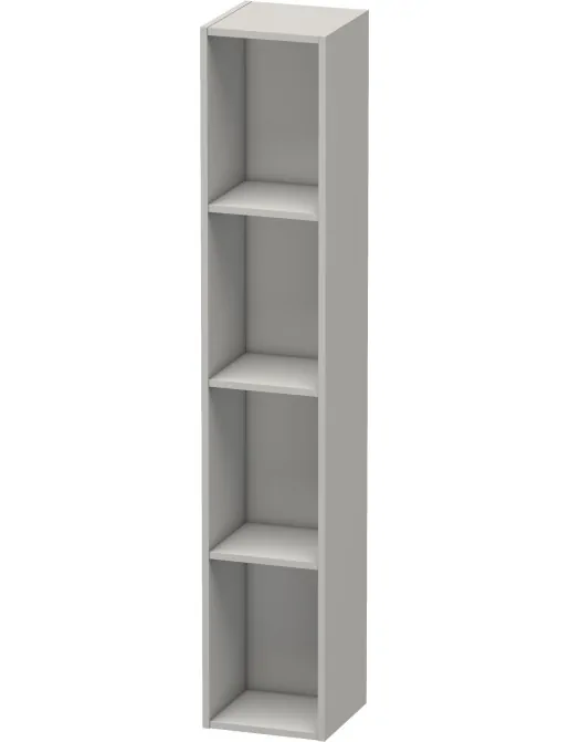 Duravit L-Cube Regalelement vertikal mit 4 Fächern, Höhe 1000 mm, Betongrau