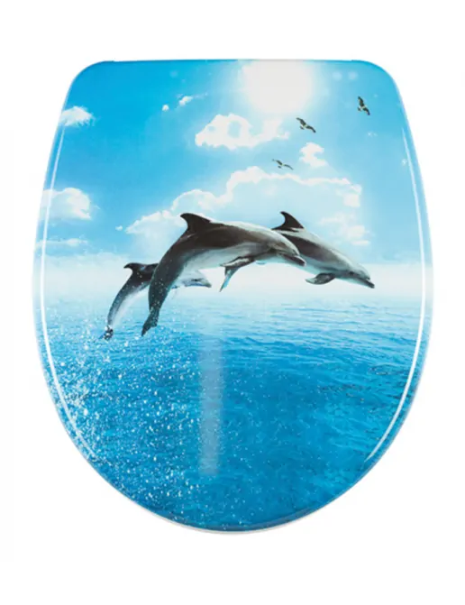 Diaqua WC-Sitz Dolphin aus Duroplast, mit Absenkautomatik