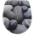 Diaqua WC-Sitz Stones aus Duroplast, mit Absenkautomatik