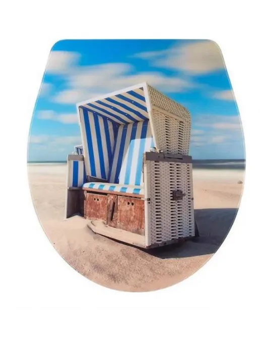 Diaqua WC-Sitz Beach chair aus Duroplast, mit Absenkautomatik