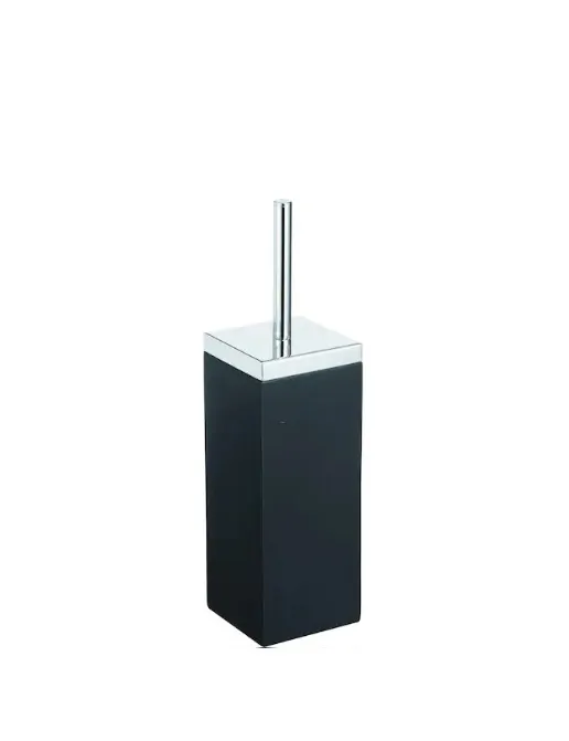 Diaqua Square black WC-Bürstengarnitur, Keramik