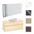 Villeroy & Boch Chic Möbel-Set mit Lichtspiegel, Waschtisch und Waschtischunterschrank 1200 mm, mehrfarbig