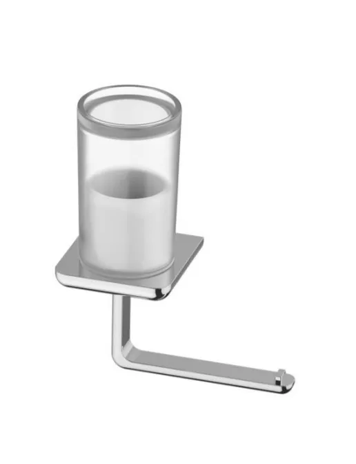 Bodenschatz LIV WC-Papierhalter mit Hygiene-Utensilienbox