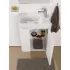Laufen Pro S Waschtischunterbau mit Regal 1 Tür, Glasfachboden