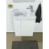Laufen Pro S Waschtischunterbau mit Regal 1 Tür, Muster weiss