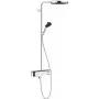 Hansgrohe Pulsify S Showerpipe 260 1jet mit ShowerTablet Select 400 Wannenthermostat